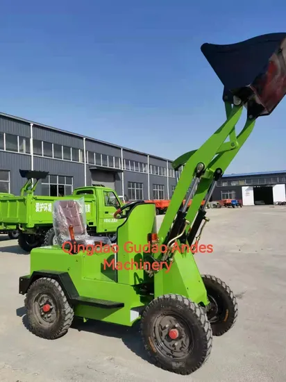 Mini Tractors with Front End Loader 800kg Loading Chinese Wheel Loader