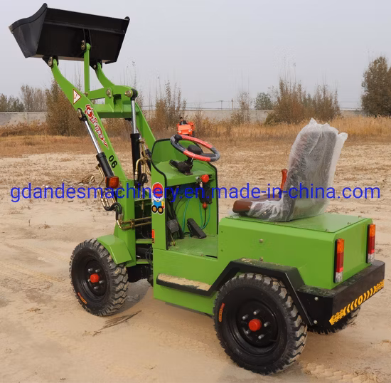 Mini Tractors with Front End Loader 800kg Loading Chinese Wheel Loader